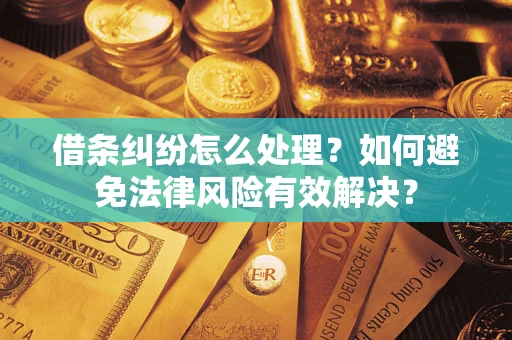 北京借条纠纷怎么处理？如何避免法律风险有效解决？