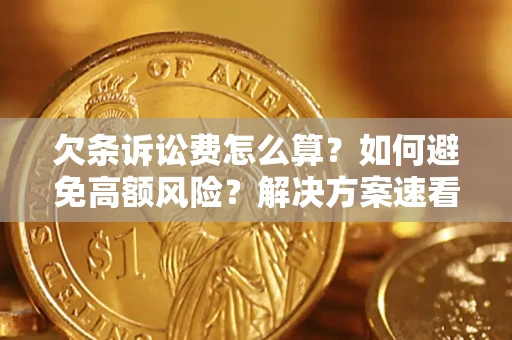 北京欠条诉讼费怎么算？如何避免高额风险？解决方案速看！