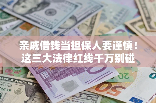 北京亲戚借钱当担保人要谨慎！这三大法律红线千万别碰