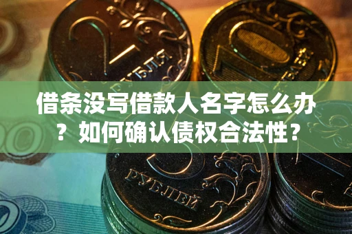 北京借条没写借款人名字怎么办？如何确认债权合法性？