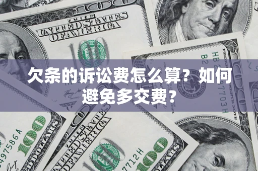 北京欠条的诉讼费怎么算？如何避免多交费？