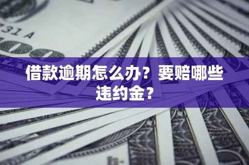 北京借款逾期怎么办？要赔哪些违约金？