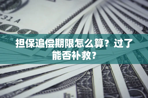 北京担保追偿期限怎么算？过了能否补救？